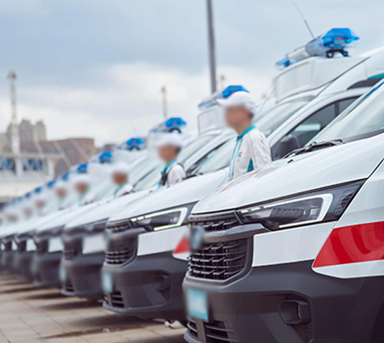 积石山服务车队展示